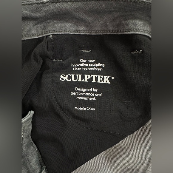 ATHLETA Sculptek Skinny Grey Wash Jeans, 6 Stretch Grey Jeans - Picture 8 of 16